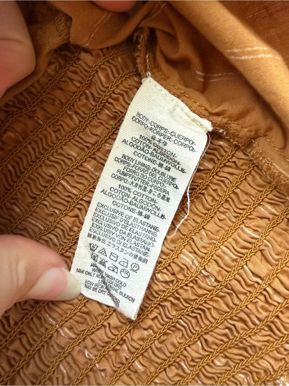 Free People burnt orange